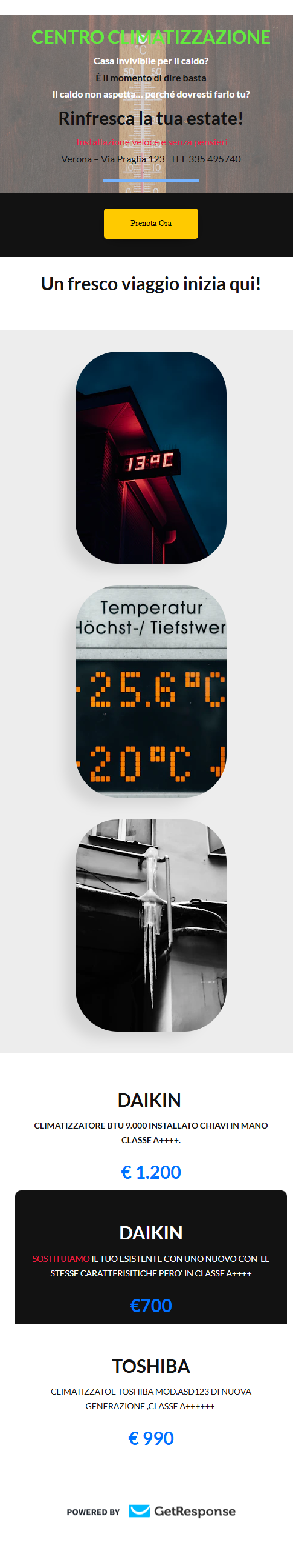 Climatizzazione